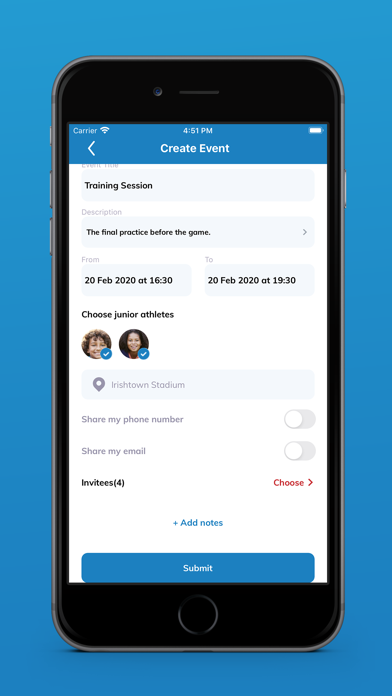 Screenshot #2 pour ServeSport App