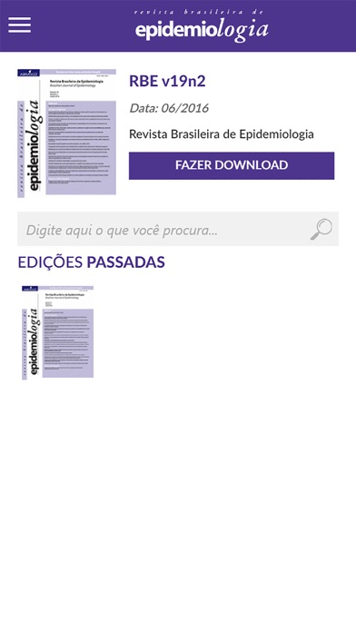 Screenshot #2 pour Revista Bras. de Epidemiologia