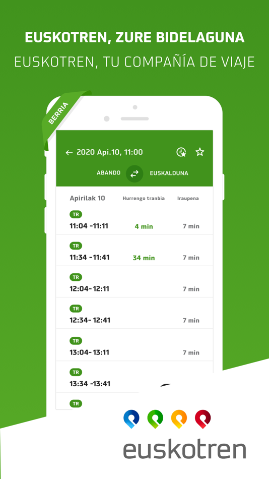 #5. Euskotren (iOS) 由: SOCIEDAD PUBLICA EUSKO TRENBIDEAK FERROCARRILES VASCOS SOCIEDAD ANONIMA
