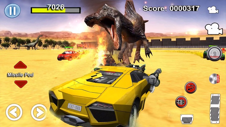 Dino Car Battle-Driver Warrior