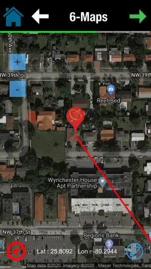 Screenshot von DishPointer (Satellitenfinder) auf dem iPhone 3