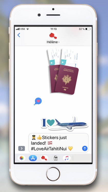 Tahiti Stickers for iMessage