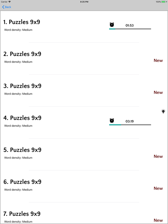 Screenshot #6 pour Mots Mêlés Multi-langue