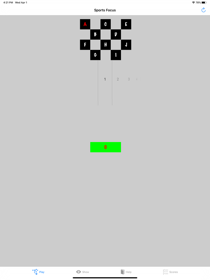 Sports Concentration Test