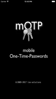 motp - mobile onetimepasswords iphone bildschirmfoto 1