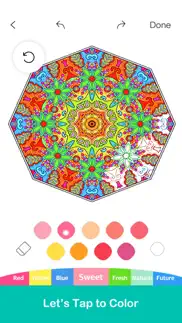 colorly - coloring book & game iphone screenshot 1