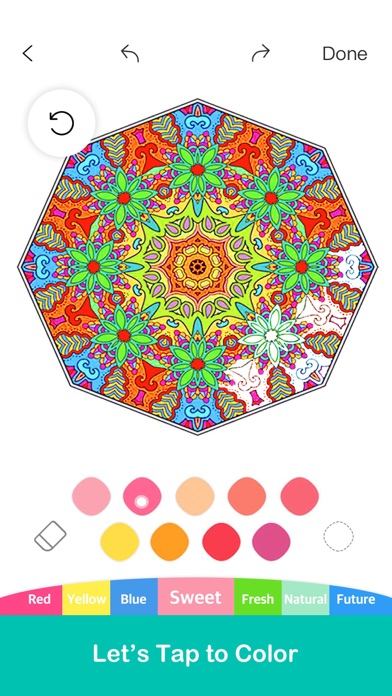 Screenshot #1 pour Colorly - Coloring Book & Game