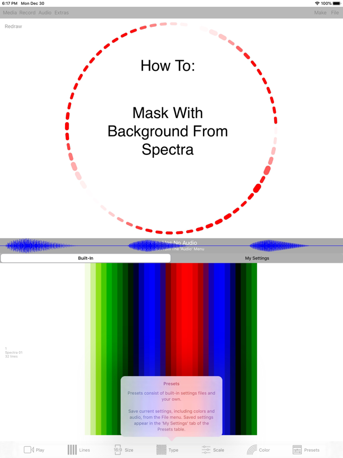 Spectra - Video and Audio to Art