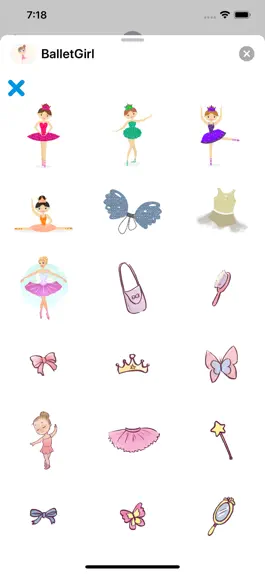 Game screenshot Animated Ballet GIRL Stickers hack