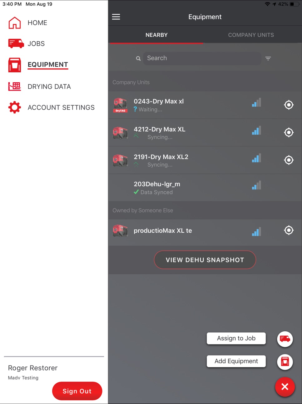 iPad screenshot