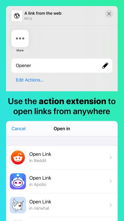 Opener ‒ open links in apps