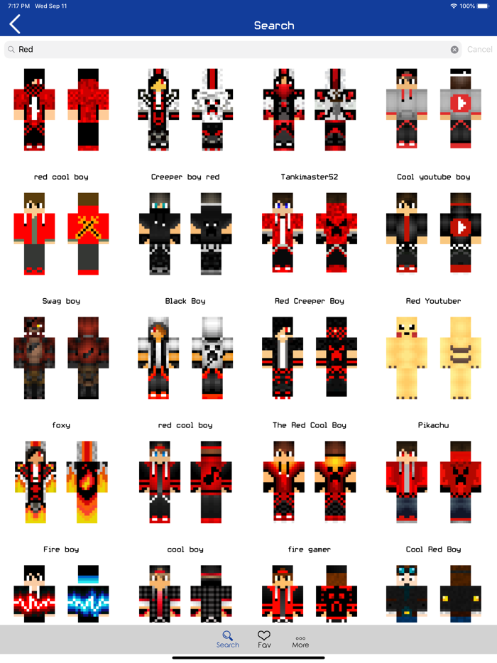 Boy Skins for Minecraft PE