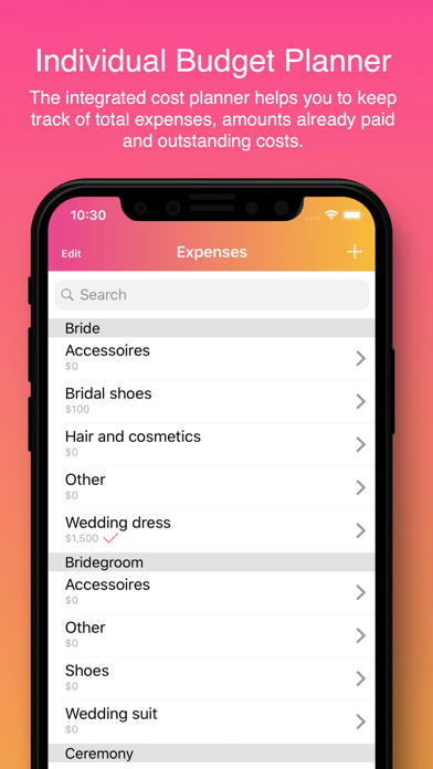 Wedding Planner for Brides Screenshot