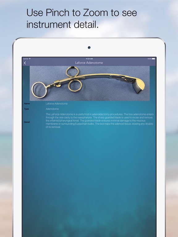 Screenshot #5 pour Surgical Instrumentation
