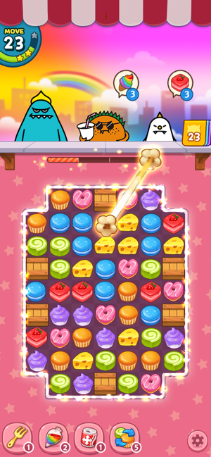 Match 3 Puzzle: SweetMonster(圖8)-速報App
