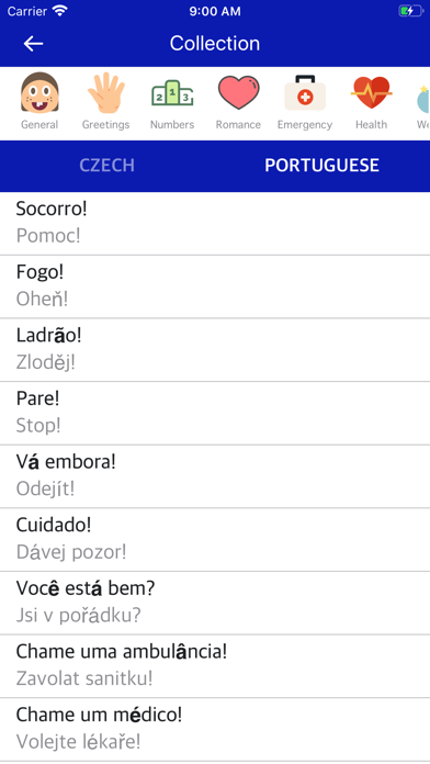 Screenshot #2 pour Czech Portuguese Dictionary