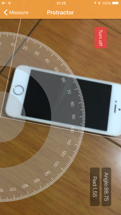 AR Ruler HD Mirror Flashlight iPhone screenshot 7 - Utilities app