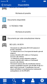 Polimi Library screenshot