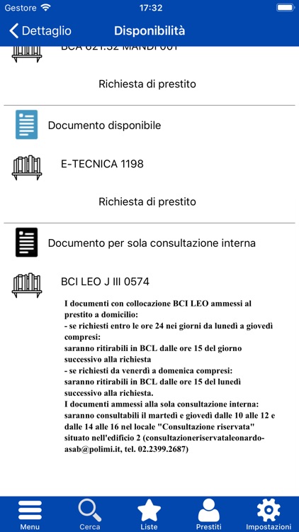 Polimi Library screenshot-3