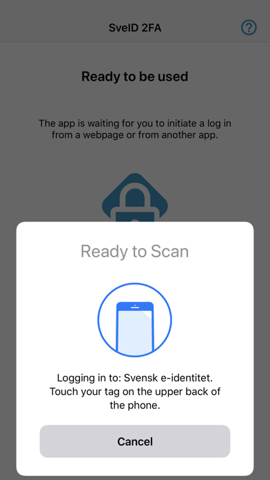 SveID 2FA app screenshot 2