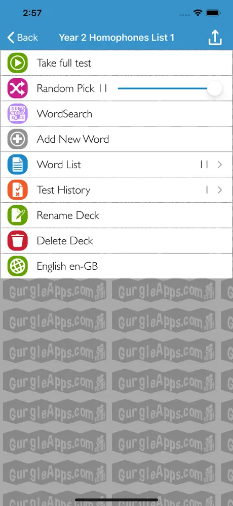 Spelling Test Flashcards