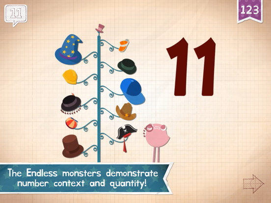 Endless Numbers iPad app afbeelding 4