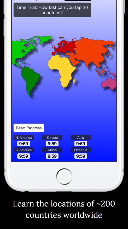 #4. World Map Challenge! Edu Ed. (iOS) 由: Peaceful Pencil Ltd., The