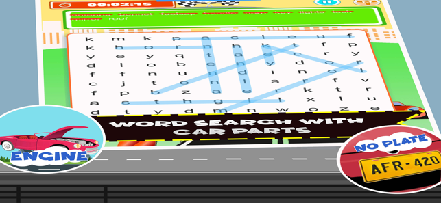 Car Word Search For Kids Games(圖4)-速報App