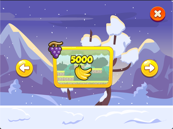 Smart Turtle Fruit Runing Game iPad screenshot