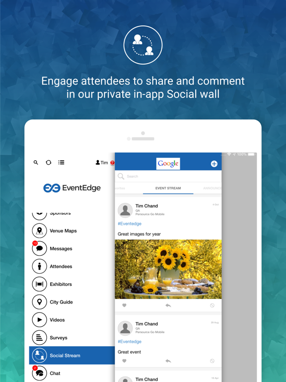 EventEdge iPad screenshot 4 - Business app