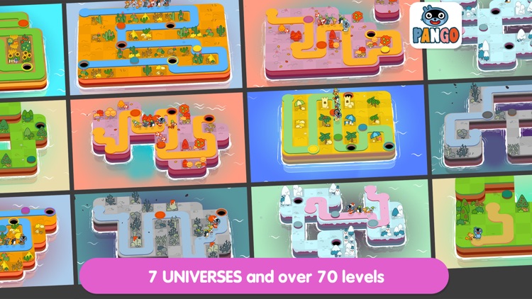 Pango One Road : logical maze screenshot-4