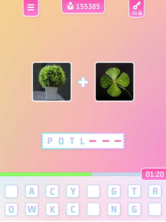 Screenshot #4 pour Pics 2 Word Combine Puzzle