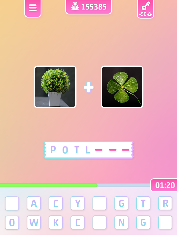 Pics 2 Word Combine Puzzle