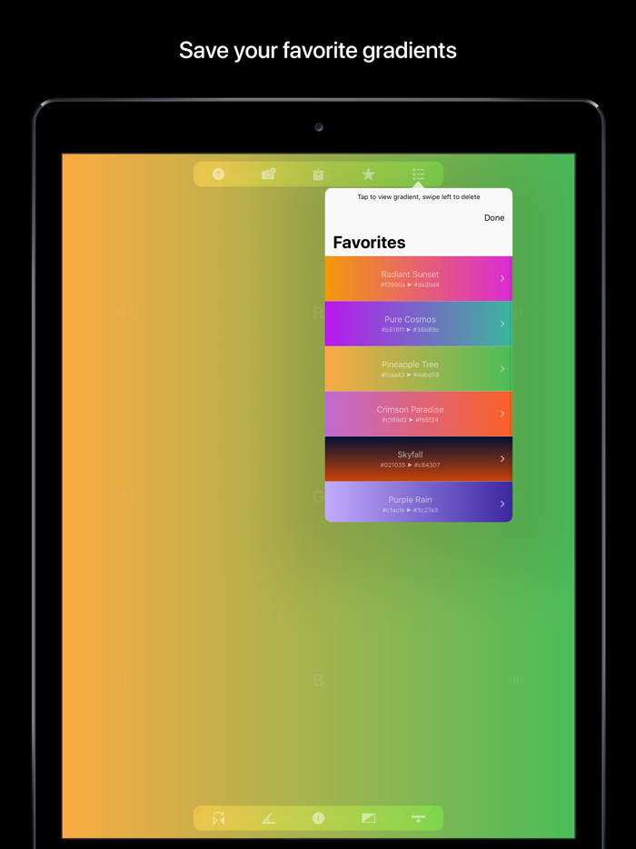 Ombre gradient generator