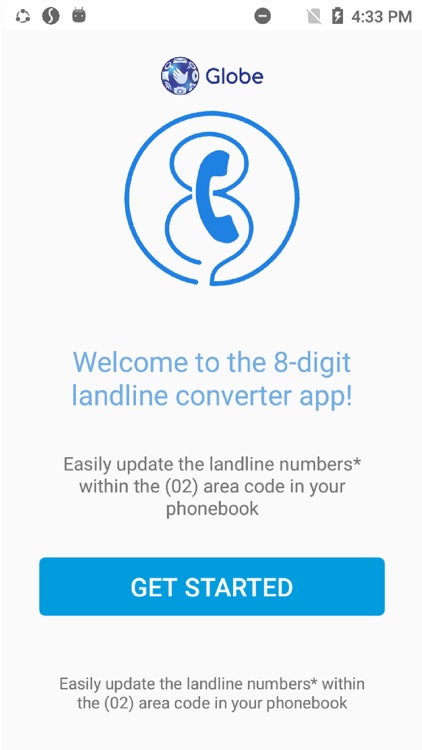 8-Digit Landline Converter