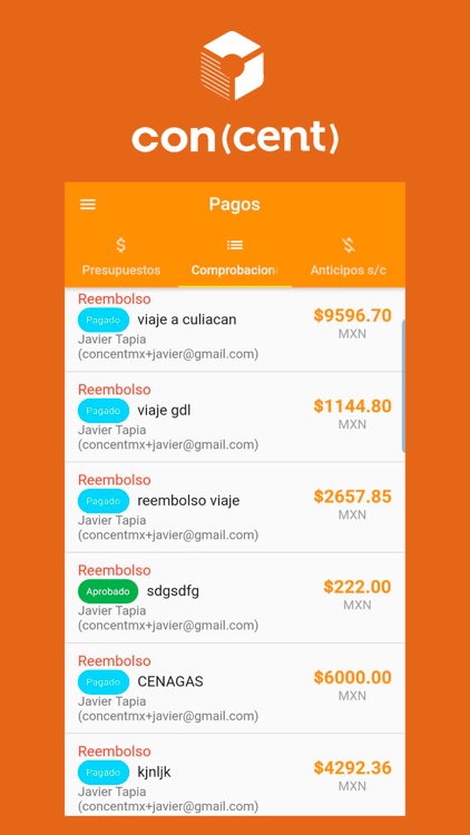 Concent Viáticos screenshot-4