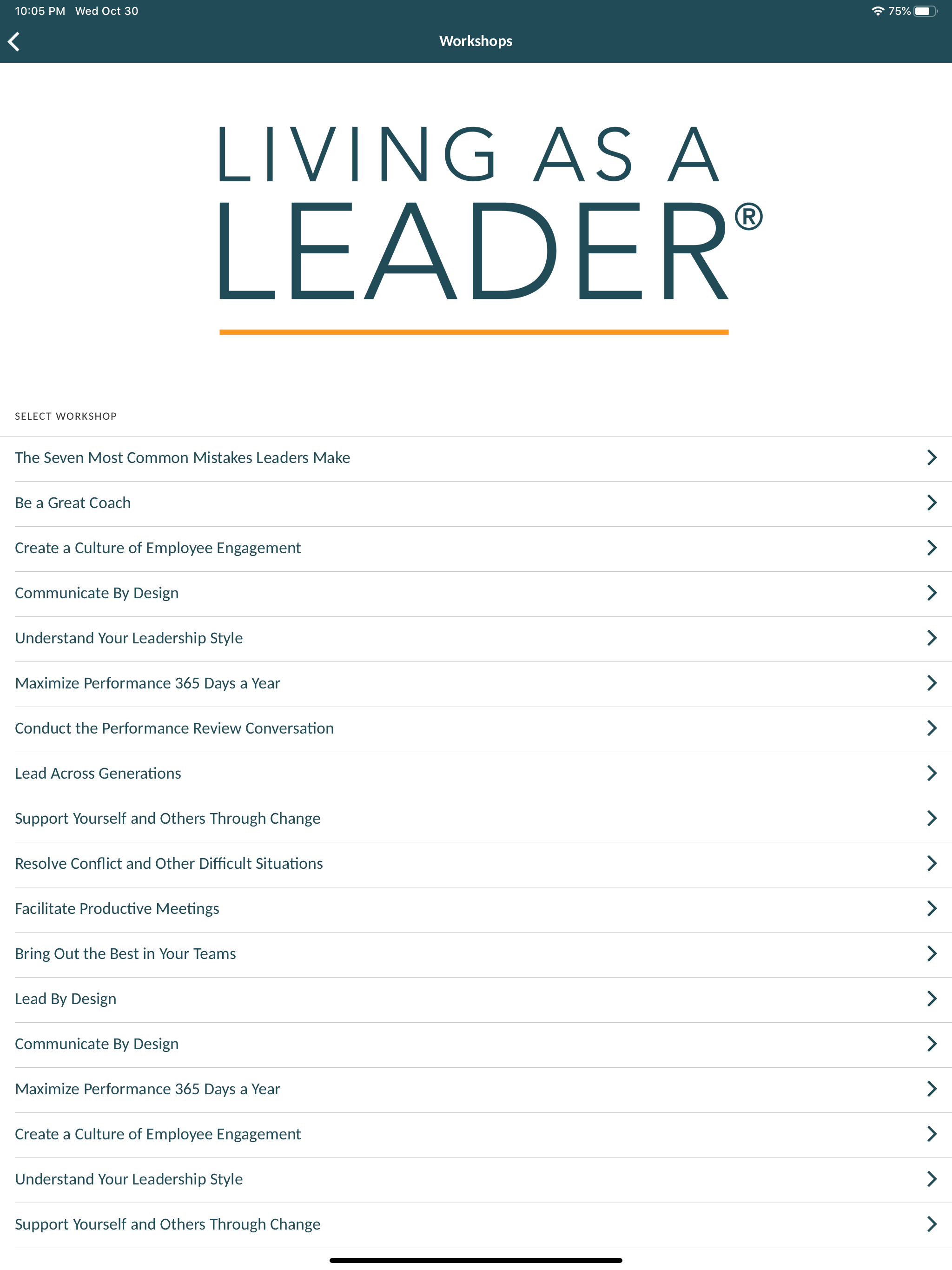 Living As A Leader screenshot 8