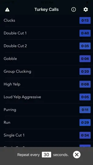 Turkey Call App iPhone Screenshot 2
