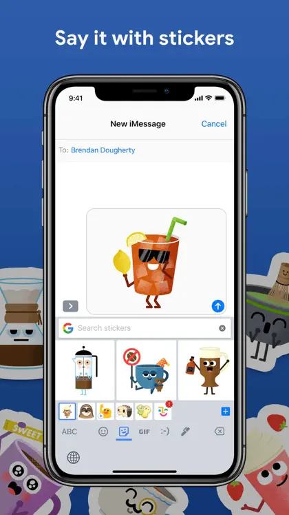 Capture d'écran 3 sur 6 de Gboard – the Google Keyboard