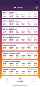 AKINSOFT İmsakiye screenshot #2 for iPhone