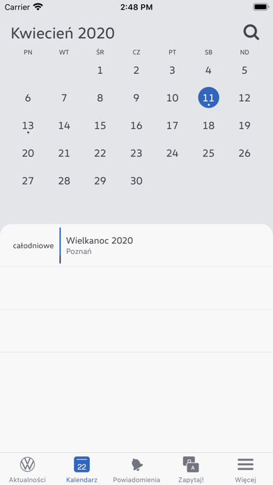 Aplikacja VWP Screenshot