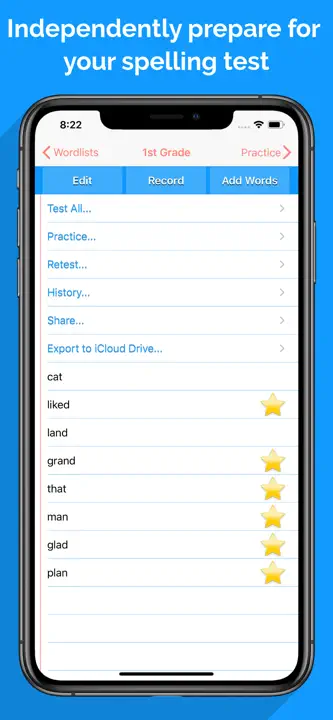 Spelling Notebook: Screenshot 2 von 5