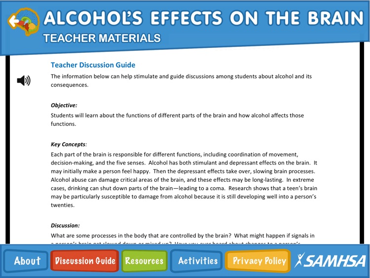 Alcohol's Effects on the Brain screenshot-3