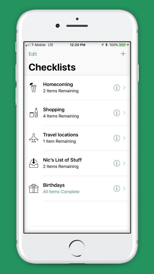 #1. Checky - Checklist Manager (iOS) 由: Trevor Steele