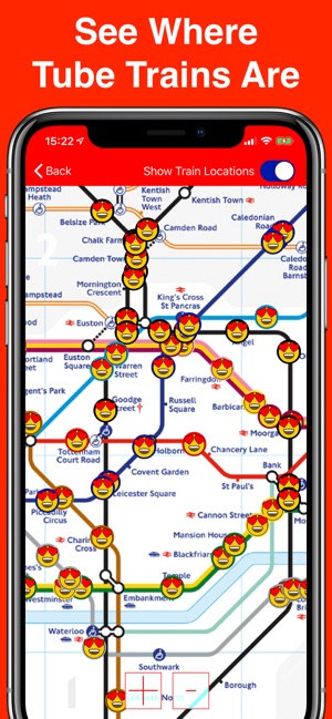 Tubemoji: Live London Tube Map