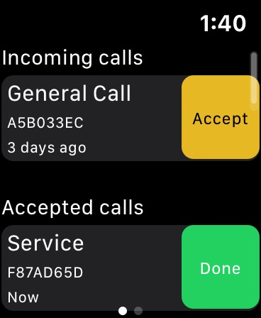 Apple Watch screenshot