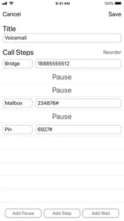 callsaver: conference dialer iphone screenshot 4