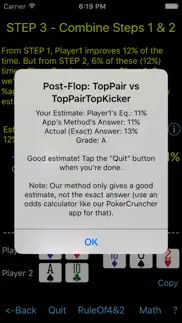 poker odds teacher iphone screenshot 4