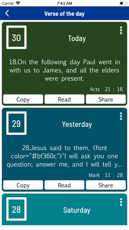 NASB Bible Holy Audio Version. screenshot-9