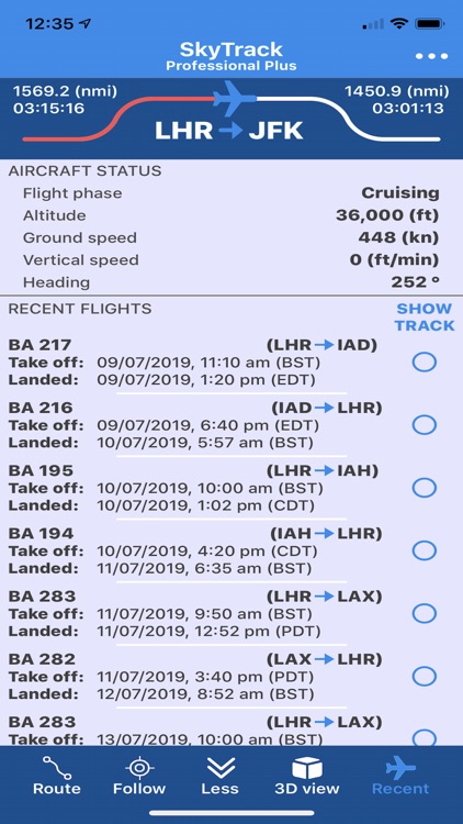 SkyTrack Flight tracker aware screenshot-8